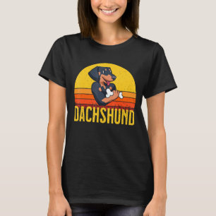 Camiseta Dachshund Sunrise