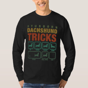 Camiseta Dachshund Teimoso Engana Mãe Pai Cachorro Lover