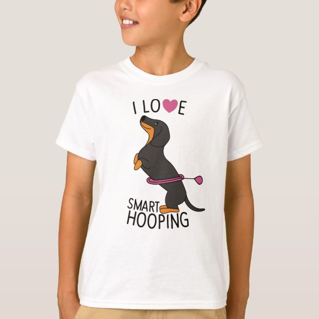 Camiseta Dachshund The Hullern Smart Hooppings (Frente)