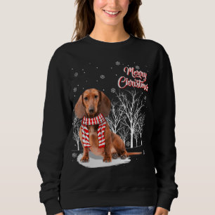 Camiseta Dachshund Tree Felry Natal Dachshund Xmas Para