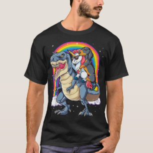 Camiseta Dachshund Unicorn Andando Dinossauro T re Difs Mul