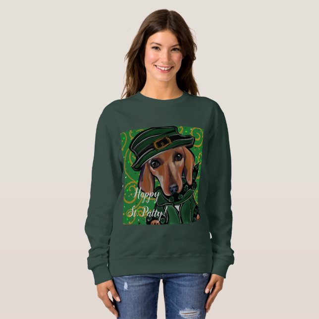 CAMISETA DACHSHUND VERMELHO     (Frente Completa)