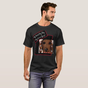 Camiseta Dachshund Vermelho  