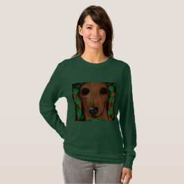 Camiseta Dachshund Vermelho
