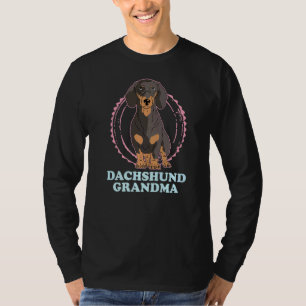 Camiseta Dachshund Vovó Dachshances Dog Proprietário Dachsh