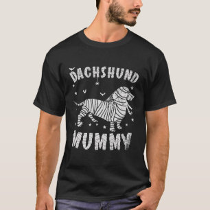 Camiseta Dachshund Weenie Sausage Mummy - Halloween