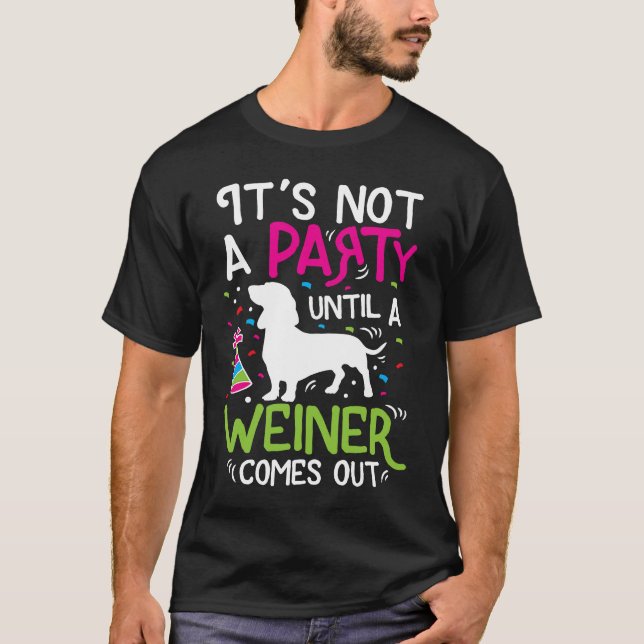 Camiseta Dachshund Weiner Dog Funny (Frente)