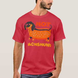 Camiseta Dachshund Wiener Hot Dog Roubou um amante engraça