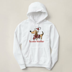 Camiseta Dachshund Winter Dog Hoodie