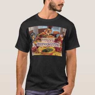 Camiseta Dachshunds da acção de graças