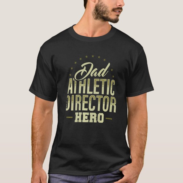 Camiseta Dad Athletic Director Hero AD Administrator Appare (Frente)