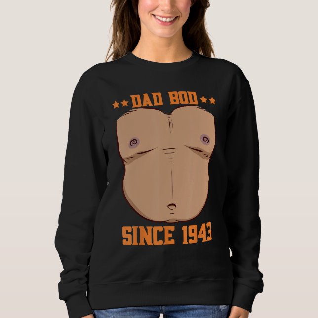Camiseta Dad Bod Since 1943 Father s Day Beer Belly (Frente)