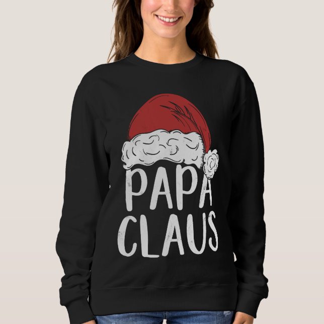 Camiseta Dad Claus Christmas Costume  Santa Matching Family (Frente)