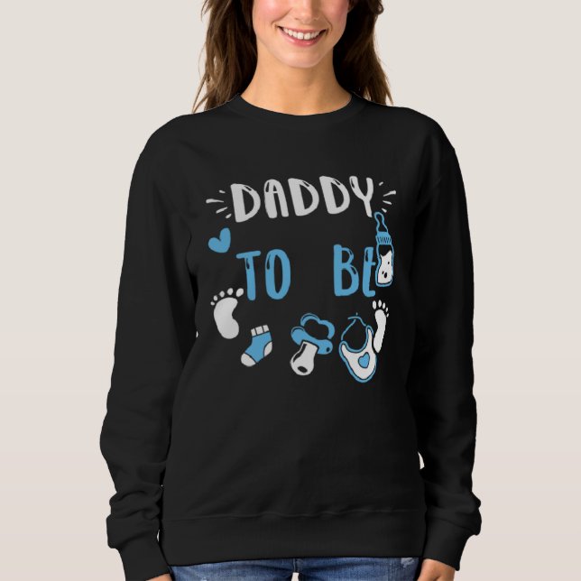 Camiseta Dad Daddy To Be  Baby Boy Sayings (Frente)