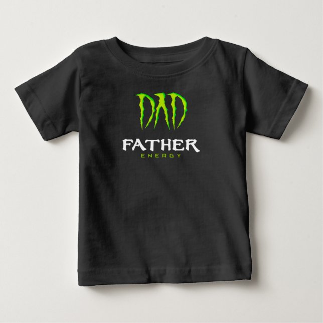 Camiseta Dad Father Energy Monster Happy Father’S Day Tshir (Frente)