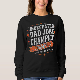 Camiseta Dad Jokes Champ Undefeated Funny