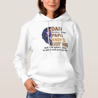 Camiseta Dad knows a lot but papa knows everything shirt