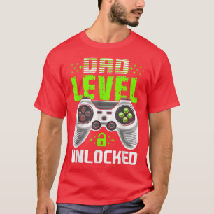 Camiseta Dad Level Unlocked New Dad Father Pregnancy Announ