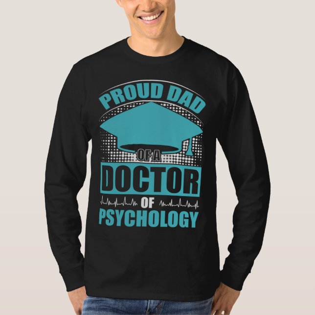 Camiseta Dad Of Doctor Of Psychology School Psychologist Gr (Frente)