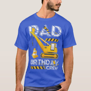 Camiseta Dad of the Birthday Boy Construction Crew Birthday