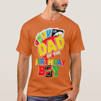 Camiseta Dad of the Birthday Boy Uno Daddy Papa Father 1st