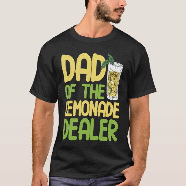 Camiseta Dad Of The Lemonade Dealer Lemon Juice Lemonade St (Frente)