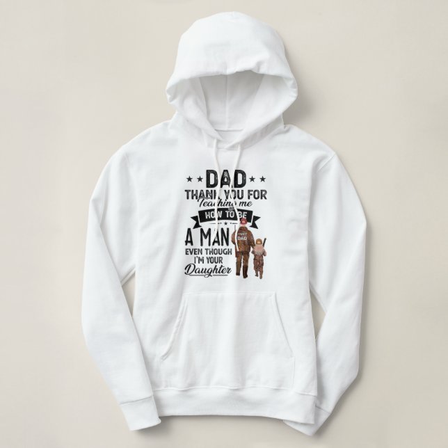 Camiseta Dad thank you for shirt (Frente do Design)