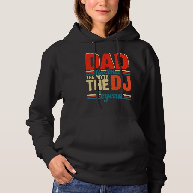 Camiseta Dad The Man The Myth The DJ Legend (Frente)