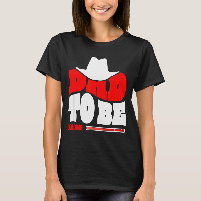 Camiseta Dad To Be 2026 Dad Loading Funny New Dad  (Frente)
