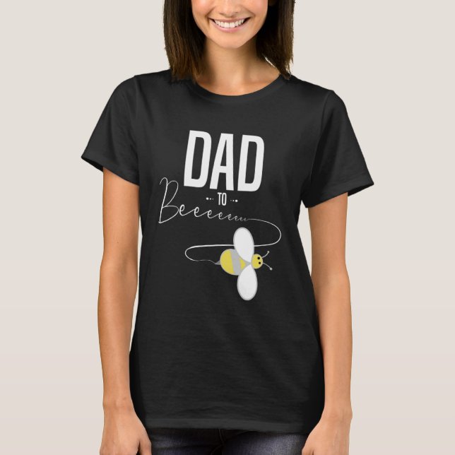 Camiseta Dad To Be  From Bump Fathers Day (Frente)