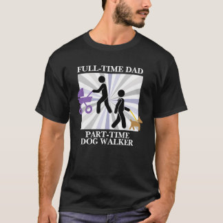 Camiseta Dad with Stroller & Dog - Multi-Tasking Dad Life