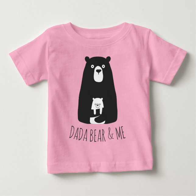 Camiseta DADA BEAR & ME | Filhos Pais Filha Filho Dada Bear (Frente)