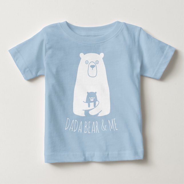 Camiseta DADA BEAR & ME | Filhos Pais Filha Filho Dada Bear (Frente)