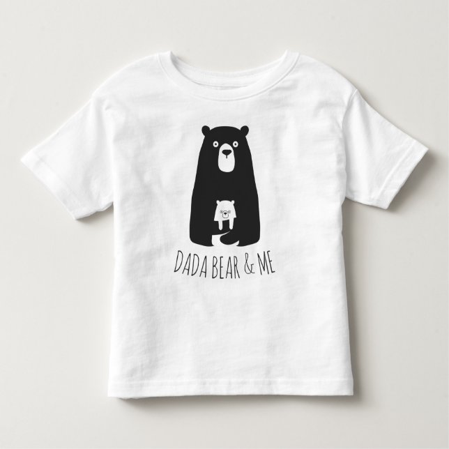 Camiseta DADA BEAR & ME | Filhos Pais Filha Filho Dada Bear (Frente)