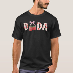 Camiseta Dada Da Doce Da Coquete Strawberry 1rua