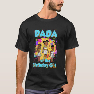Camiseta Dada da família M da Gracie do canto da menina de