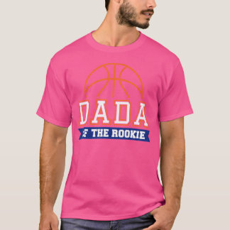 Camiseta Dada Da Matriz De Tema De Basquete De primeiro ani