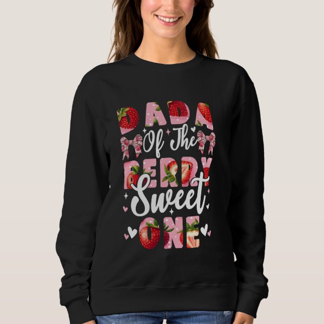 Camiseta Dada da Morango Doce Primeiro Nascimento (Frente)