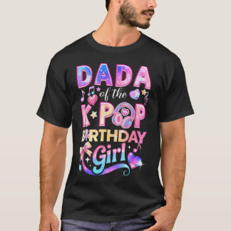 Camiseta Dada das Garotas de Aniversário da Música Coreana