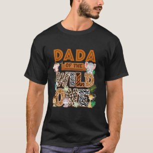 Camiseta Dada Das Mães Da Família Safari Wild One