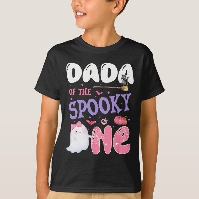 Camiseta Dada De Um primeiro aniversario De Rosa De Hallowe (Frente)