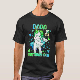 Camiseta Dada do Festa de aniversário Boys Dabbing Unicorn