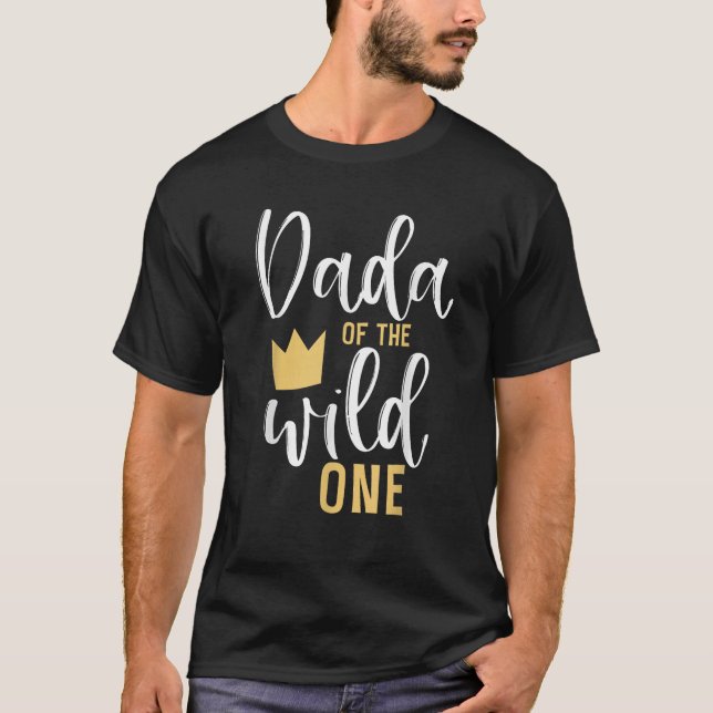 Camiseta Dada do Pai de Primeira Coisa do primeiro aniversa (Frente)