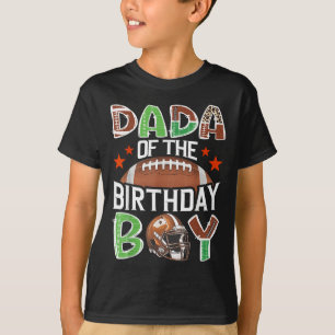 Camiseta Dada Do Passageiro De Futebol Do Dia De Aniversári
