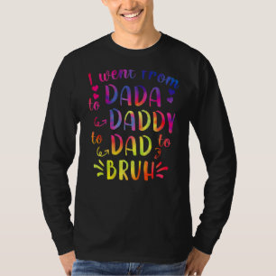 Camiseta Dada Para A Pai Pai Bruh Happy Foth