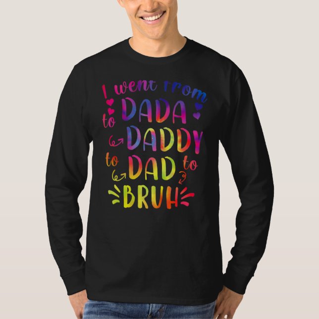 Camiseta Dada Para A Pai Pai Bruh Happy Foth (Frente)