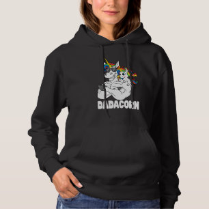 Camiseta Dadacorn Muscle Unicorn Pai Com Sol Filha De Bebê