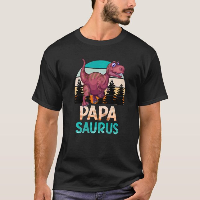 Camiseta Dadasaurus Papasaurus Papai (Frente)