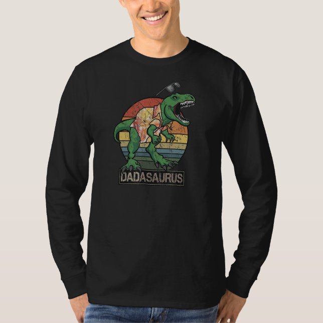 Camiseta Dadasaurus Rex Dinossaur Legal Papá (Frente)