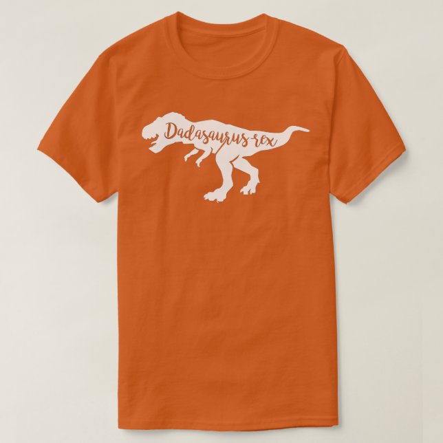 Camiseta Dadasaurus Rex Funny Pai Dinossauro (Frente do Design)